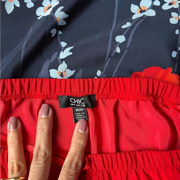 MAXI DRESS casual floral strapless, size M - Picture 5 of 6